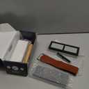 Knife Sharpening Stone Set, Professional Whetstone 4 Side Grit 400/1000 3000/8000, Whetstone Knife Sharpener Stone Set Include Non-slip Base, Leather Strop, Flattening Stone & Angle Guide