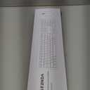 Wireless Keyboard and Mouse Combo - Full Size Slim Thin Wireless Keyboard Mouse with Numeric Keypad 2.4G Stable Connection Adjustable DPI (White & Silver)