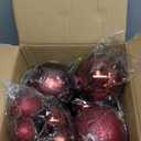 Amazon.com: Marsui 24 Pcs Giant Christmas Balls Ornaments Extra Large Outdoor Red Christmas Ornament 8'' 6'' 3'' 2'' Large Xmas Balls Bulk Plastic Shatterproof for Xmas Tree Lawn Yard Porch (Shiny) : Home & Kitchen