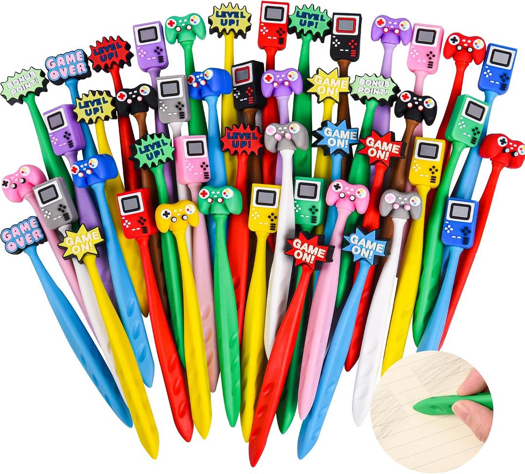 48 Pcs Video Games Bobblehead Eraser for Pencils Kawaii Erasers Cute Supplies Fun Cartoon Erasers Supplies Birthday Gifts