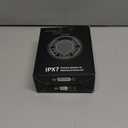 Shower Bluetooth Speaker IPX7 Waterproof, Portable Bluetooth Speakers with Suction Cup and Time Display, Crystal Sound&Bass LED Light 1100mAh, Wireless Shower Speaker for Outdoor/Kayak/ Gifts/Beach, Black