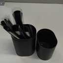 BS-MALL Makeup Brush Set 18 Pcs Premium Synthetic Foundation Powder Concealers Eye shadows Blush Makeup Brushes with black case (C-Black