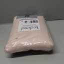 Lecloud Bessie Blush Pink Curtains 54 Inch Length 2 Panels Set, Light Filtering Faux Linen Textured Window Curtains, Rod Pocket Curtain Drapes for Bedroom Living Room, Each 30 W x 54 L