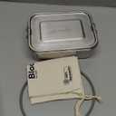 Blockhtte Stainless Steel Lunch Box for Adults I 47oz I Bento Box 3 Compartments with free Sealing, Leak-Proof Container, Metal Lunchbox for Travel, Work, Eco-Friendly Meal Storage Solution