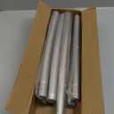 Brushed Nickel Curved Shower Curtain Rod 33-78 Inches Adjustable Splicing Design Shower Rods Curved Round Bowed Rust proof, Need To Drill Shower Curtain Rod for Bathroom, Bathtub, Stall
