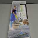 3 in 1 Carpet Rake for Pet Hair Removal, Reusable Pet Hair Remover Broom, 60'' Adjustable Long Handle Dog and Cat Hair Remover Tool Set of 3, Lint Remover Scraper for Carpets, Rugs, Mats, Couch, Car (Blue)