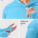 Men's Sun Protection Hoodie Shirt UPF 50+ Long Sleeve Fishing Rash Guard UV SPF Summer Lightweight Hiking Shirt for Men (White, XXL)