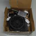 12V 1.2A Inflatable Replacement Motor for 59FT Halloween Christmas Inflatables Air Blower Fan with 5 LED Light 1.5A Adapter Outdoor Blow Up Fan Parts Inflatables (White Lights 5 LED, 12V 1.2A)