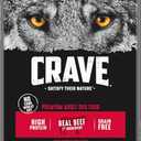 CRAVE Grain Free High Protein Adult Dry Dog Food, Beef, 22 lb. Bag (EXP 08/14/28)
