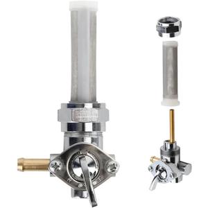 Chrome 22mm Petcock Fuel Valve Left Spigot fits for Harley Davidson FX FLST XL FXR Sportster 883 1000 Chrome 22mm Petcock Fuel Valve Left Spigot fits for Harley Davidson FX FLST XL FXR Sportster 883 1000