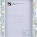 Handicrafts Home 5x7 Picture Frame Mother of Pearl Collection, Handcrafted Photo Frame, Small Picture Frame for Living Room, Wall Decor, Office Desk Decor, Vintage Picture Frames, Gift for her, Thanksgiving gift for friends & Family (MOP-GREEN)