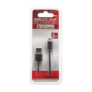 Wireless Gear Sync & Charge Cable 6 ft. 2 Pack