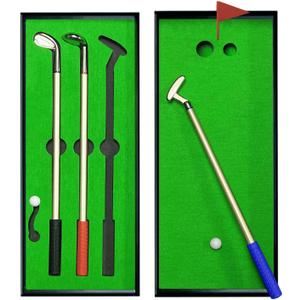 Golf Pen Set & Mini Desktop Golf Putting Green Game - Funny Gifts for Golfers, Adults, Teens, Boss, Coworkers - Office Desk Toy and Unique Stocking Stuffers