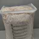 PrinceDeco Velvet Couch Covers for Sofa Soft 4 Pieces Couch Covers for 3 Cushion Couch Sofa Pet Friendly Furniture Protector with Non Slip Elastic Bottom Width Up to 90 Inch (Large, Porcelain)