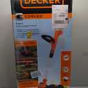 BLACK+DECKER Electric Lawn Mower, Weed Eater and Edger 3-in-1 Combo, Corded 12-Inch 6.5 Amp Electric Weed Wacker and Compact Push Mower (BESTA512CM)