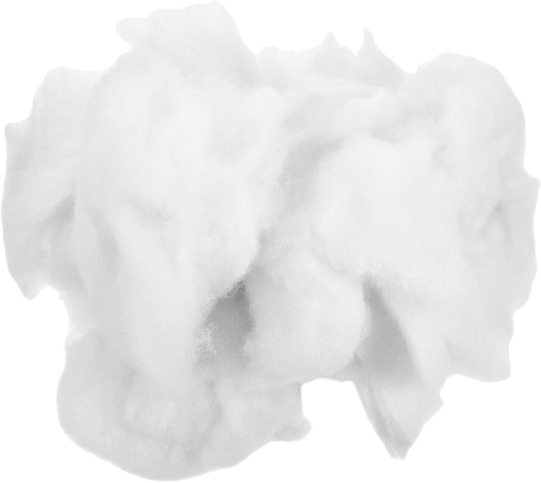 AUTSUPPL Cotton Filling for Crafts Vacuum-Sealed Pillow Stuffing Soft and Malleable Cotton for Dolls Stuffed Animals and Bird Nesting Material Versatile Project Material