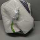 Effective Pain Relief Cervical Neck Pillow for Sleeping, Ergonomic Cooling Side Sleeper Pillow for Neck Support, Orthopedic Odorless Contour Memory Foam Pillows, Bed Pillow for Back Stomach Sleeper (Queen, Dark Grey&white)