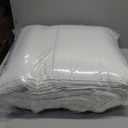 Extra Large Soft Super King Comforter, 120"x98" Lightweight Quilted Down - Alternative Duvet Insert. Fluffy, Breathable Microfiber with 8 Corner Tabs for All Seasons, White