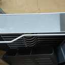 KitchenAid Large Capacity Full Size Rust Resistant Dish Rack with Angled Drain Board and Removable Flatware Caddy, Light Grey