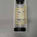 15 oz Large Salt Pepper Shakers with Adjustable Outlet Holes Clear Glass Shaker Bottles Spice Seasoning Cans for Kitchen Decor and Home Restaurant BBQ Camping Farmhouse Kitchen Accessories (450 ml) (450ML(2.56*8 IN))