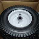 Parts Camp 13x5.00-6 Pneumatic Tire and Wheel Replacement 13 Inch Lawn Mower Tire with 3/4" or 5/8" Bearing for Riding Mower Garden Tractor Lawn Mower Front Tires 2 Pack