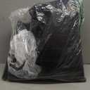 VTRIN Tall Shoe Rack with Cover, 10 Tier Shoe Organizer Storage for 50-55 Pairs Shoes and Boots Large Capacity Shoe Shelf with 8 Pockets Free Standing Shoe Rack for Closet, Entryway, Garage (Black)