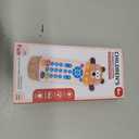 Baby Remote Control Toy with Silicone Teether, Realistic Lights & Sounds, 3 Languages (English, Spanish & French), Baby Musical Toys Gifts for Boys Girls 6 Month+ (Brown Bear)