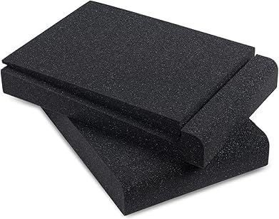 Sound Addicted - Studio Monitor Isolation Pads for 5 Inch Monitors, Pair of Two High Density Acoustic Foam which Fits Most Speaker Stands | SMPad 5