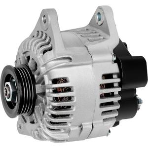 SCITOO Alternator Fits for Hyundai Santa Fe 2003-2006, for Sonata 2003-2005, for Kia Magentis & Optima 2003-2005, 2.4L 2351CC L4, 12V 110Amp CW 4-Groove Pulley, New, OE Replacement 11014 AL4068X