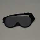 YFONG Weighted Sleep Mask, Women Men 3D Eye Mask Blocking Lights Sleeping Mask (4.2oz/120g), Pressure Relief Night Sleep Eye Mask with Adjustable Strap, Eye Cover Blindfold for Travel Nap Yoga, Gray