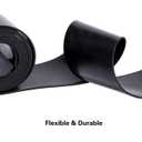 TORRAMI Rubber Gasket Sheet Material 1/8 (.125) Inch T X 3 inch W X 10 Feet, for Sealing,Protection, Abrasion, Supports, Leveling, Bumpers