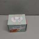 Smaller Cushy Silicone Flanges, Breast Shields - Replacement Pump Parts - for Spectra, Lansinoh, Medela Pumps - Great for Elastic Nipples - Double (2 Pack) - 19mm