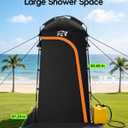 Large Shower Tent, Portable Privacy Tent with Mesh Floor & Carrying Bag, Lightweight & Sturdy, Easy Set Up, Portable Changing Room for Camping & Hiking, Fishing, Beach