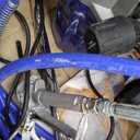 1200W Airless Paint Sprayer, 3300PSI High Efficiency Electric Paint Sprayer with Extension Rod, Thinning-Free Stand Airless Sprayer for Home Exterior and Interior, Garage, Deck, Furniture (Short, Blue)