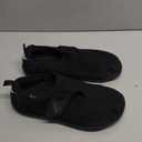 LeIsfIt Mens Slippers Wide House Shoes Adjustable Diabetic Slippers Warm Soft House Slipper for Swollen Edema Feet Indoor Outdoor Warm Shoes (Black, 11 Wide)