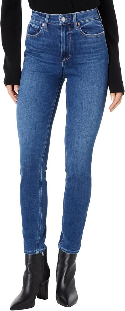 PAIGE Women's Flaunt Accent Ultra High Rise Straight Leg Jean Size 29 PAIGE Women's Flaunt Accent Ultra High Rise Straight Leg Jean Size 29