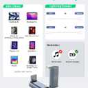 90 Degree USB C to Lightning Adapter 2-Pack, 35W 480Mbps Data Transfer Up and Down Right Angle Type-C Charger Connector Cable for iPhone 17/16/15,iPad, Samsung S25,Tablets, Laptops & Mobile Phones