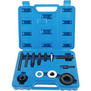 Power Steering Pulley Puller Installer Kit Water/Vacuum Pump Pulleys Installation Remover Tool Set for Most Engines Compatible with Ford, GM, and Chrysler Vehicles