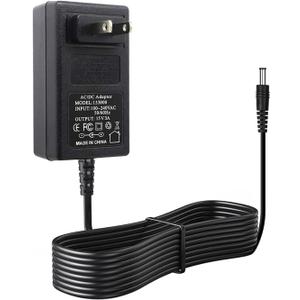 15V 3A Extra Long 6FT Power Supply Charger Cable (Input AC 100V-240V, Output DC 15 Volt 3 Amp 45 Watt) Adapter Transformer Converter DC 5.5mm x 2.1mm / 5.5mm x 2.5mm