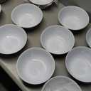 FSE 5308TP Swirl Bowl, 48 oz., 8" Dia., Break-Resistant, Dishwasher Safe, BPA Free, Melamine, Peacock, NSF, Pack of 12