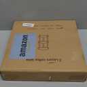 Small Round End Table - 3 Tier Design Accent Table, Narrow Side or Bedside Stand, Industrial Vintage Nightstand for Bedroom, Living Room, or Small Spaces, Rustic Brown (1 Pack)