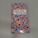 Boaretiu Cute Kawaii for iPhone 13 Pro Case with Stand - Fashion Cool 360 Rotate Ring Holder Kickstand Blue Flower Design for Women Girls Boys Teens Girly for iPhone 13 Pro Phone Case