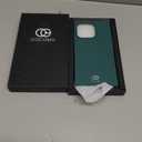 Cocomii - Rectangle Case Compatible with iPhone 16 Pro - Compatible with MagSafe, Soft Touch Silicone, Microfiber Lining, Magnetic Phone Case for iPhone 16 Pro 6.3 inch, Clover Green