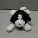 Border Collie Dog Plush Stuffed Animal, Microwave Heating Pads Animal for Cramps & Anxiety Relief, Heatable Cooling Lavender Scentsy Plush Buddy for Adults & Kids (Black White)