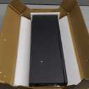 Black Floating Shelves for Wall Decor, Wall Mounted Wood Storage Shelf for Bedroom, Living Room, Bathroom, Kitchen, Nursery, Display Picture Ledge Shelf with Lip Set of 2-14 Inches, Black (13.6in)