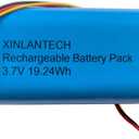 AOLIKES 5200mAh Battery Replacement for AOSU SolarCam P1 SE/ DC8L/C8L P1 Lite/C9E2CA11 SolarCam D1 SE / D1 Classic / C6L WirelessCam Lite Battery -2 Pack