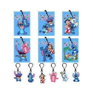 24 Pack Valentines Day Cards for Kids with Key Chains for Valentine's Classroom Exchange, Valnetine's Day Gifts for Kids Party Favor, Game Prizes