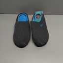 RockDove Women's Original Two-Tone Memory Foam Slipper (9-10, Dark Grey/Blue)