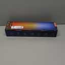 luckystyle Smart RGB+IC Corner Floor Lamp,Bright LED Tall Modern Floor Lamp with APP and Remote,Ambient Lighting Color Changing Standing Lamps with Music Mode and Timing for Living Room,Bedroom,Party (Black)