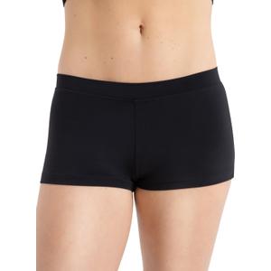 Capezio Womens Team Basic Low Rise Boy Cut Short (Black, L)
